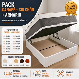 Pack Canapé + Colchón +