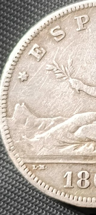 2 Pesetas de 1869, Gobierno Provisional de España