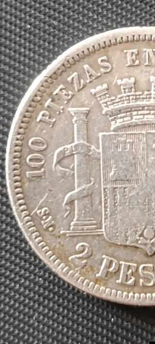 2 Pesetas de 1869, Gobierno Provisional de España