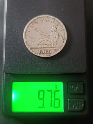 2 Pesetas de 1869, Gobierno Provisional de España