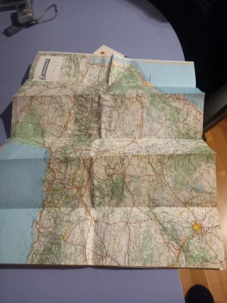 Mapa michelín,guía planos España y mapa folleto