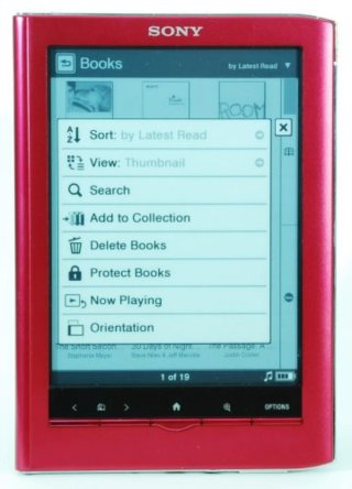 Sony PRS-650 E-reader Rojo