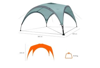 Cenador Carpa 3,65x3,65 m
