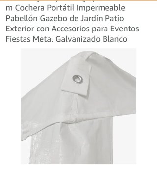 Carpa Garaje 4x4 Outsunny Impermeable