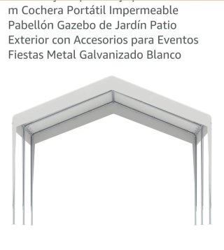 Carpa Garaje 4x4 Outsunny Impermeable