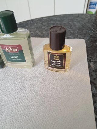 Lote 2 Miniaturas vintage After Shave para hombre