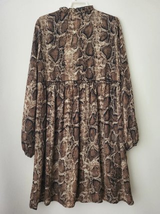 Vestido estampado animal print