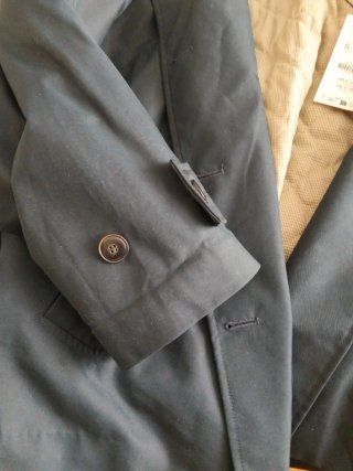 Abrigo Zara Azul Talla S