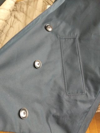 Abrigo Zara Azul Talla S