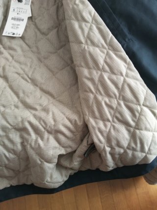 Abrigo Zara Azul Talla S