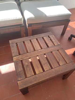 Conjunto 2 Sillas y Mesa Ikea Madera