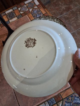 Platos antiguos Cartuja de Sevilla Pickman