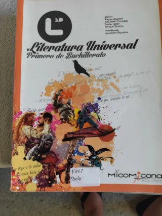 Literatura universal, Primero de Bachillerato