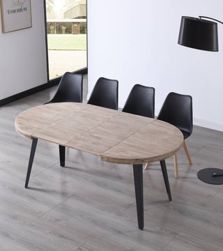 Mesa extensible redonda SKADI