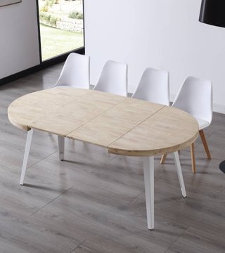 Mesa extensible redonda SKADI