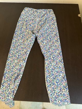 Leggings fantasia floreale elasticizzati tg S