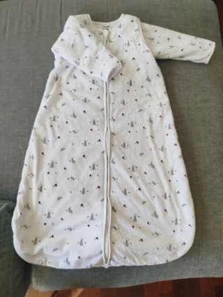 2 Sacos Dormir Bebé  terciopelo TOG 2.5 (6-18m)