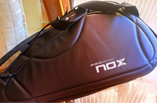 Borsa NOX Comfort per 2 racchette. Triplo spazio