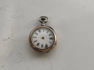 Reloj bolsillo dama plaqué, Bigot, no funciona