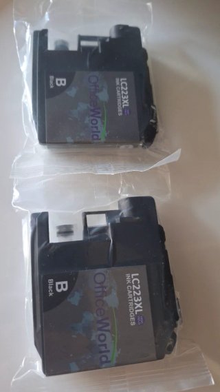 2 Cartuchos Tinta Negra LC223XL OfficeWorld