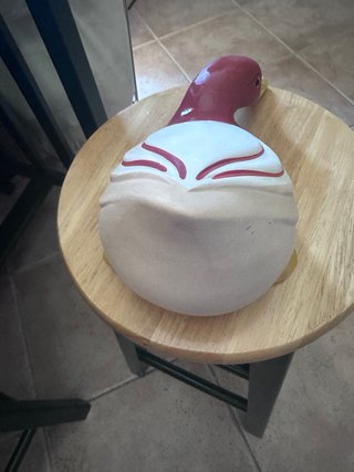 Figura de Pato de Cerámica