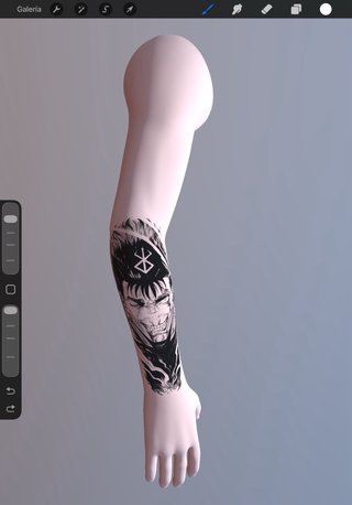 Berserk tattoo diseño disponible blanco y negro