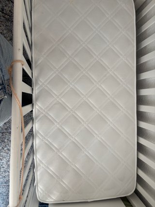 Colchón para cuna blanco