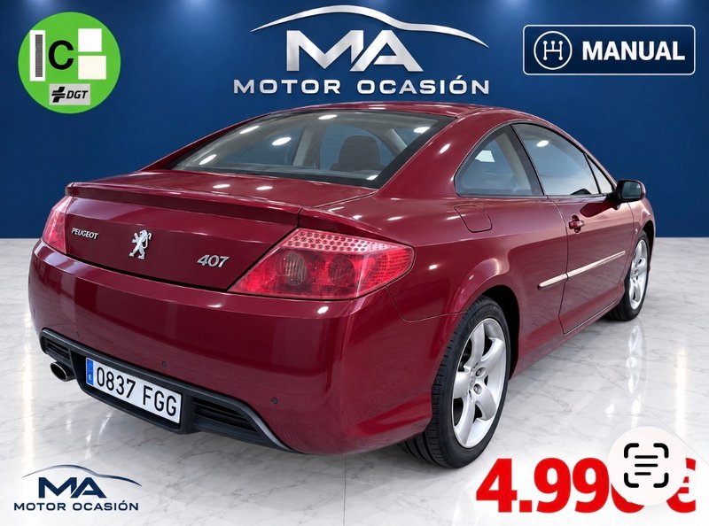 Peugeot 407 Coupé 2.2 Pack (2006) 2006, foto 4