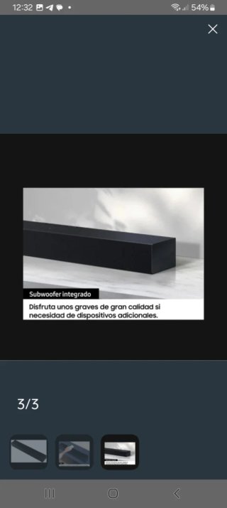 Barra de Sonido Negra