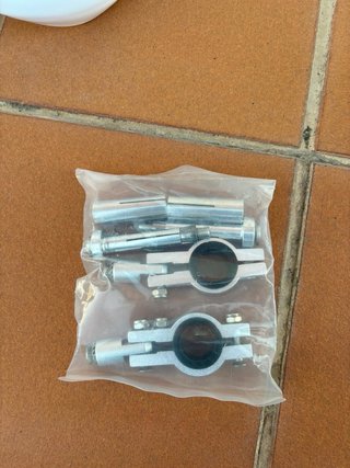 Paramanos moto cross blancos