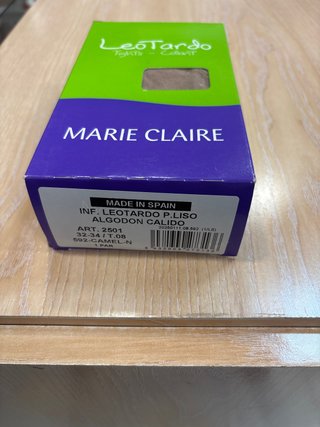 Leotardo Marie Claire niña beige talla XS