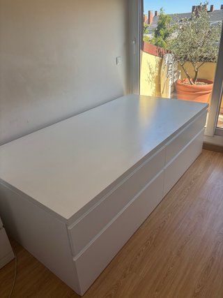 Cama Nueva 90x190 con cajones (Blanca)
