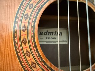 Guitarra Clásica Admira Paloma Española