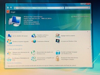 Portátil Sony VAIO Windows Vista