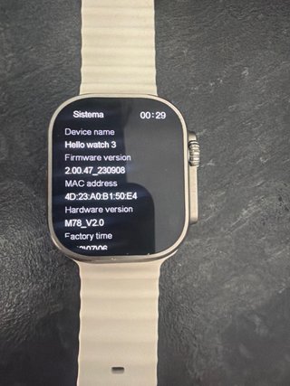 Watch Ultra Plata/Blanco