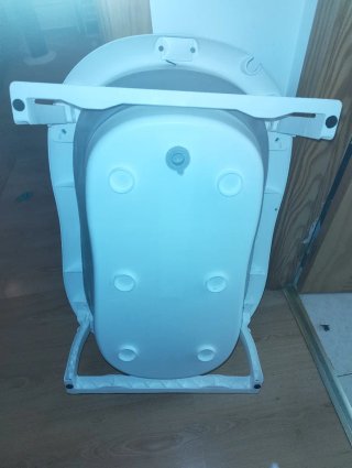 Bañera bebé plegable con termómetro