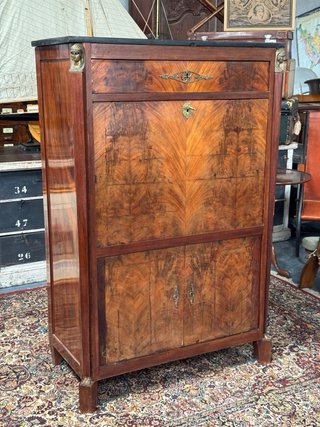 ESCRITORIO/BUREAU FRANCES IMPERIO 1810 CAOBA