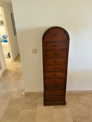 Cajonera vertical madera maciza 145x40