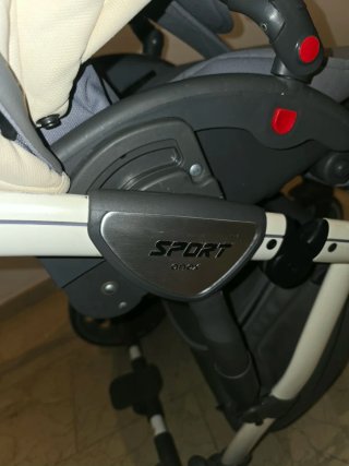 Cochecito Anex Sport + plástico de lluvia