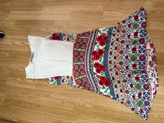 Vestido Desigual Talla XS Estampado Floral