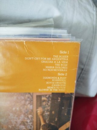 Vinilo Joan Baez - Tour Europea