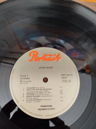 Vinilo Joan Baez - Tour Europea