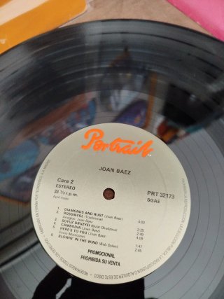 Vinilo Joan Baez - Tour Europea