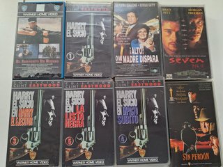 Lote 8 VHS Películas Acción/Aventura
