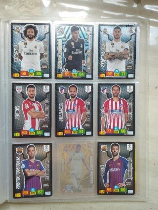 Colección cromos fútbol Panini 2018  2019-2020