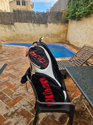 Borsa da tennis Wilson + 12 racchette
