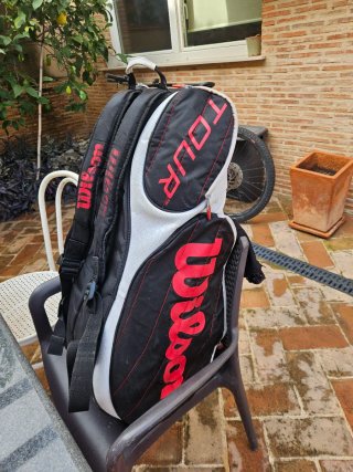 Borsa da tennis Wilson + 12 racchette