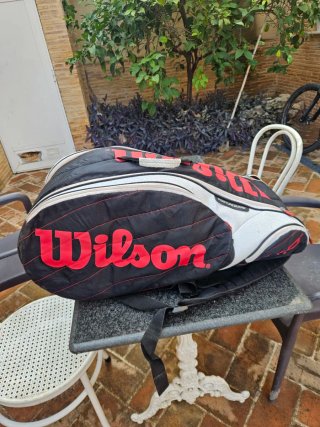 Borsa da tennis Wilson + 12 racchette