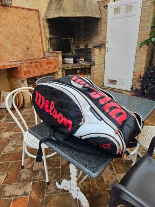 Borsa da tennis Wilson + 12 racchette
