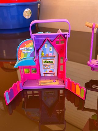 Pinypon Casa Árbol y Coche Rosa